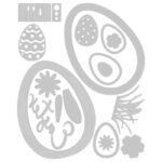 SIZZIX THINLITS CUT PUNCHES - EASTER SENTIMENTS - Image 2