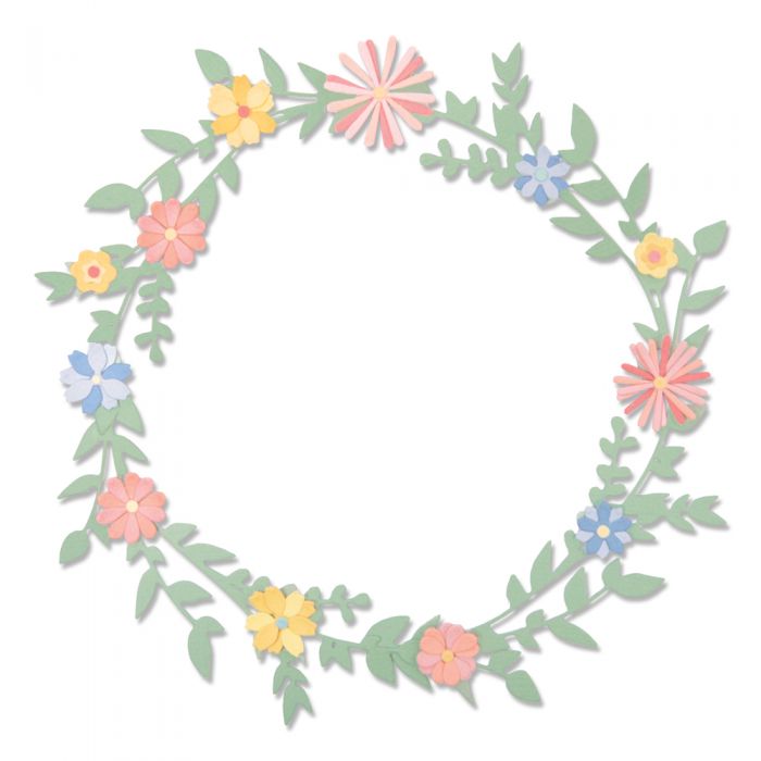 664380 SIZZIX THINLITS CUT DIES - SPRING FOLIAGE - Image 1