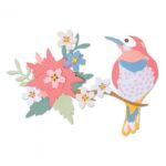SIZZIX THINLITS CUTTING DIES - BIRD SCENE