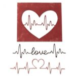 SIZZIX THINLITS CUT PUNCHES - HEARTBEAT