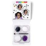 SNAZAROO FACE PAINTS 3X3.75 G + BRUSH AND TAMPON – WITCH