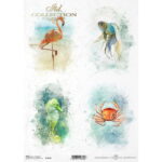 ITD COLLECTION DECOUPAGE RICE PAPER A4 - R1610