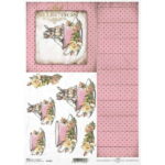ITD COLLECTION DECOUPAGE RICE PAPER A4 - R1582