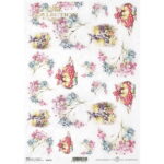 ITD COLLECTION DECOUPAGE RICE PAPER A4 - R1579