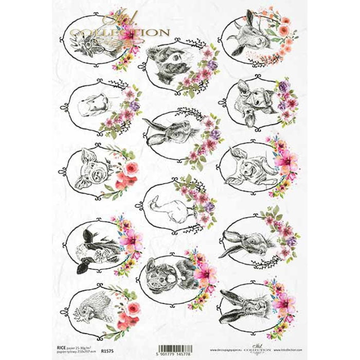 _0022_R1575 ITD COLLECTION DECOUPAGE RICE PAPER A4 - R1575 - Image 1