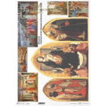 ITD COLLECTION DECOUPAGE RICE PAPER A3 - R0468L