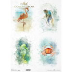ITD COLLECTION DECOUPAGE RICE PAPER A3 - R0456L