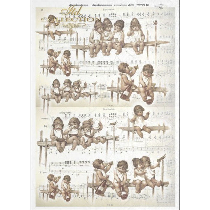 _0034_R0375 ITD COLLECTION DECOUPAGE RICE PAPER A4 - R0375 - Image 1