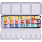 LENINGRAD WATERCOLOR PAINT WHITE NIGHTS E.B. 21 COLORS - METAL BOX - Image 2
