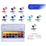 LENINGRAD WATERCOLOR PAINT WHITE NIGHTS E.B. 21 COLORS - METAL BOX - Image 3