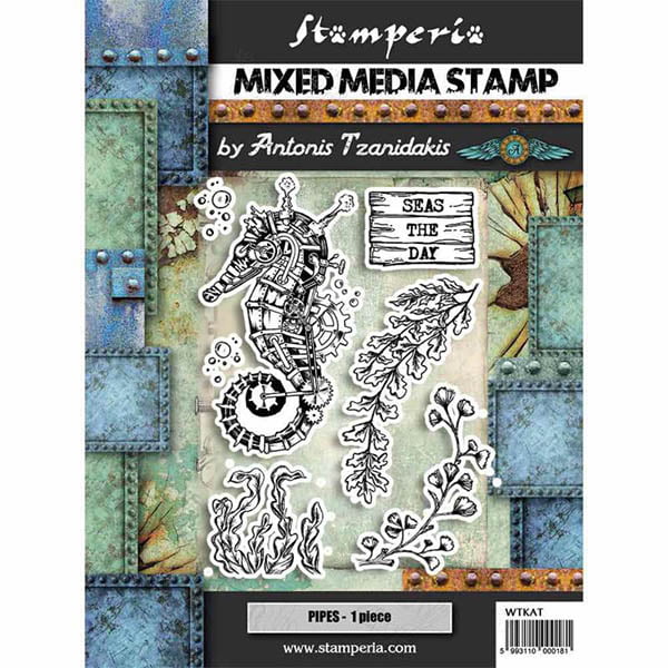 205011 STAMPERIA MIXED MEDIA STAMPS - RUBBER STAMPS WTKAT11 - Image 1