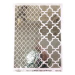 CADENCE DECOUPAGE RICE PAPER A3 SILVER MOTIFS - 026