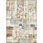 STAMPERIA DECOUPAGE RICE PAPER A4 - DFSA4439