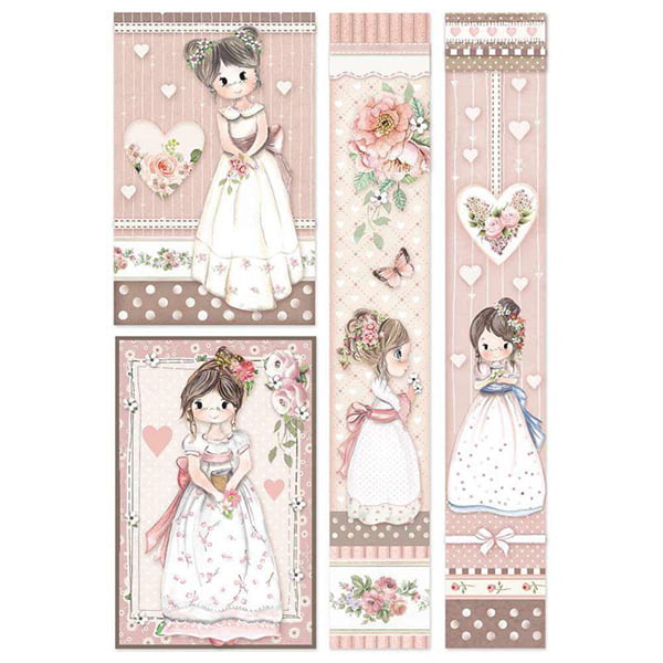 full_DFSA4452_1 STAMPERIA DECOUPAGE RICE PAPER A4 - DFSA4452 - Image 1