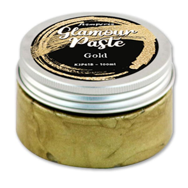 full_K3P61B_1 STAMPERIA GLAMOUR PASTE 100ML - GOLD K3P61B - Image 1