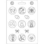 STAMPERIA STAMPO MAXI 21/29,7 - PVC MOLDOVA K3PTA466