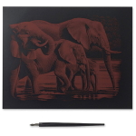 REEVES SCRATCH PAINTING KIT - ELEPHANTS PPCF54 - Image 2