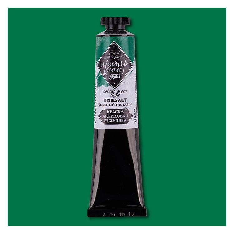 _0008_12304706 MASTER CLASS ACRYLIC PAINT 46 ML. - COBALT GREEN LIGHT - Image 1