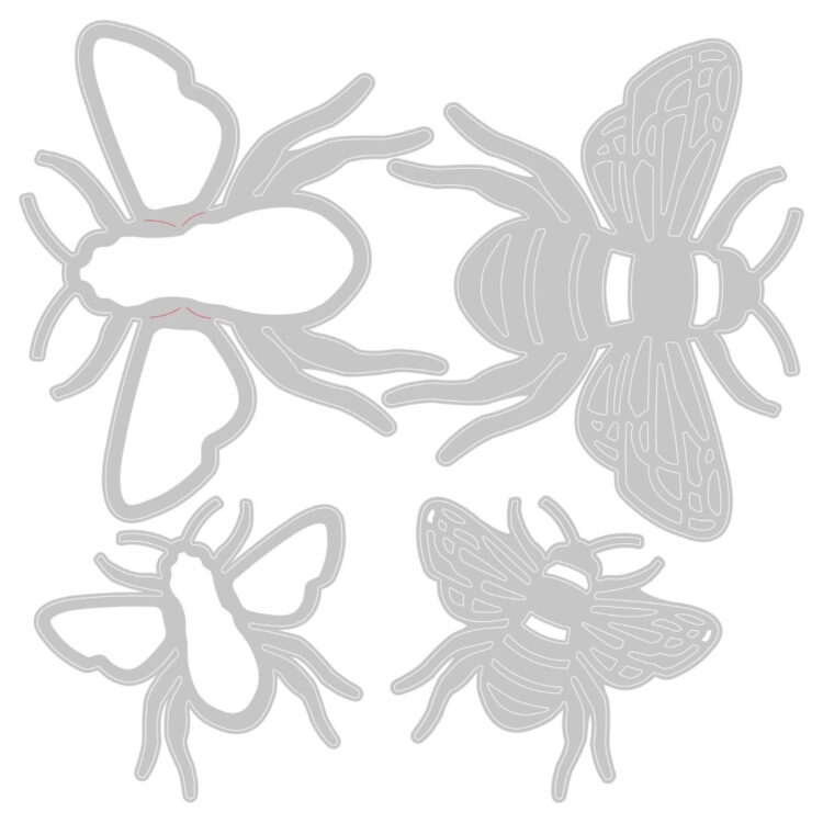 SIZZIX THINLITS CUT DIES - BEE - Image 2