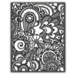 SIZZIX THINLITS CUT DIES - DOODLE ART #2