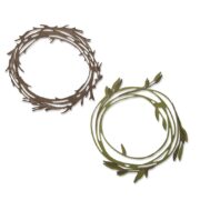 SIZZIX THINLITS CUT PUNCHES - FUNKY WREATHS