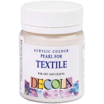 DECOLA PEARL DYE FOR TEXTILES 50 ML. -WHITE