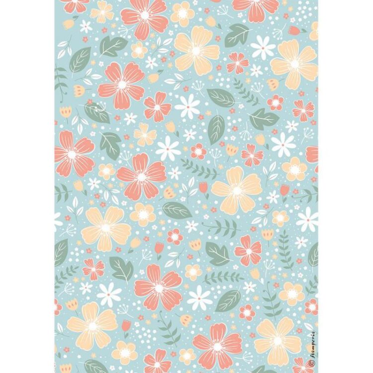 DFSA4461 STAMPERIA DECOUPAGE RICE PAPER A4 - DFSA4461 - Image 1
