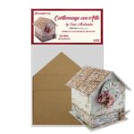 STAMPERIA CARDBOARD DECORATION HOUSE KCS001 16.5/16.5/18.5