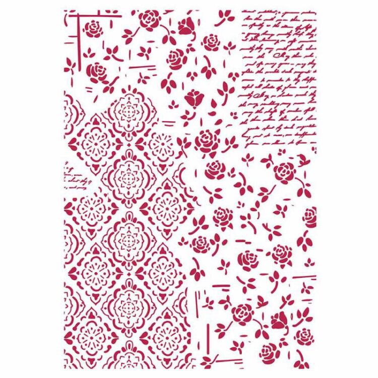 STAMPERIA UNIVERSAL REUSABLE TEMPLATE KSG439 - Image 1