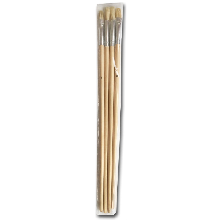 4 VAN EYCK BRUSHES BRISTLE SET 4PCS. - Image 1