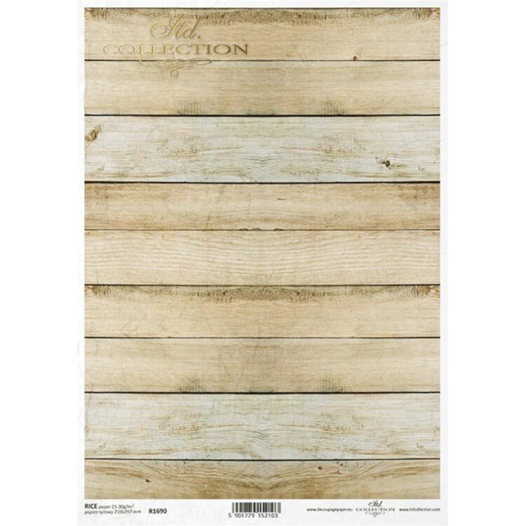 ITD COLLECTION DECOUPAGE RICE PAPER A4 - R1690 - Image 1