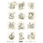 ITD COLLECTION DECOUPAGE RICE PAPER A4 - R1694