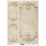 ITD COLLECTION DECOUPAGE RICE PAPER A4 - R1697