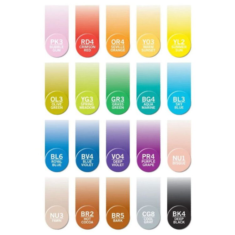 CHAMELEON MARKERS KIT - 22 CM DELUXE CT2201 - Image 4