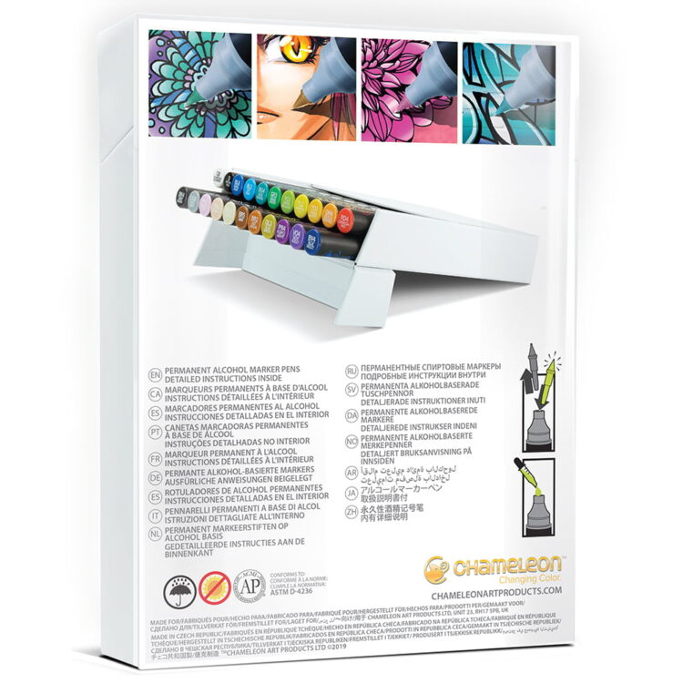 CHAMELEON MARKERS KIT - 22 CM DELUXE CT2201 - Image 2