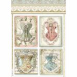 STAMPERIA PRINCESS DECOUPAGE RICE PAPER A4 - DFSA4487