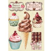 STAMPERIA SWEETY WOODEN FIGURINES FOR DECORATION KLSP078