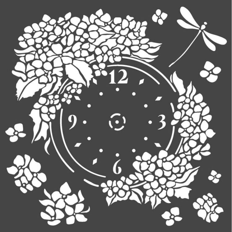KSTDQ41 STAMPERIA MEDIA STENCIL - TEMPLATE 18 X 18 CM - KSTDQ41 - Image 1