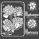 STAMPERIA MEDIA STENCIL - TEMPLATE 18 X 18 CM - KSTDQ44