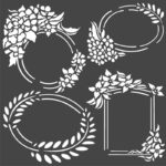 STAMPERIA MEDIA STENCIL - TEMPLATE 18 X 18 CM - KSTDQ45