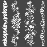 STAMPERIA MEDIA STENCIL - TEMPLATE 18 X 18 CM - KSTDQ54