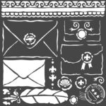 STAMPERIA PRINCESS MEDIA STENCIL - TEMPLATE 18X18 CM - KSTDQ57