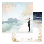 STAMPERIA LOVE STORY DESIGNER CARDBOARD 30.5/30.5CM - SBB724