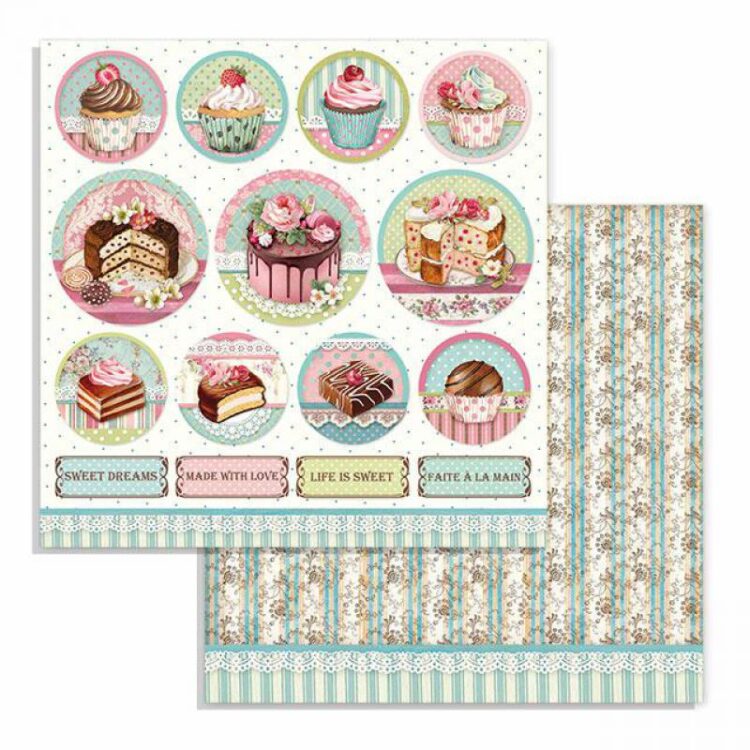 SBB737 STAMPERIA SWEETY DESIGNER CARDBOARD 30.5/30.5 CM - SBB737 - Image 1