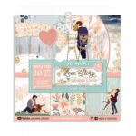 STAMPERIA LOVE STORY PAPER BLOCK 20.3/20.3CM - SBBS22
