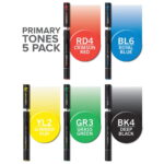 CHAMELEON MARKERS SET - 5 CM PRIMARY TONES CT0502 - Image 2