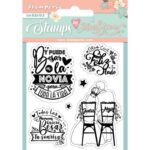 STAMPERIA LOVE STORY ACRYLIC STAMPS-SILICONE STAMP WTKJR 26