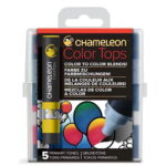 CHAMELEON TOPS FAUCETS SET - 5CV PRIMARY TONES CT4502