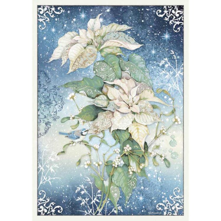 STAMPERIA WINTER TALES DECOUPAGE RICE PAPER A3- DFSA3070 - Image 1