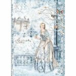 STAMPERIA WINTER TALES RICE PAPER A4 - DFSA4489